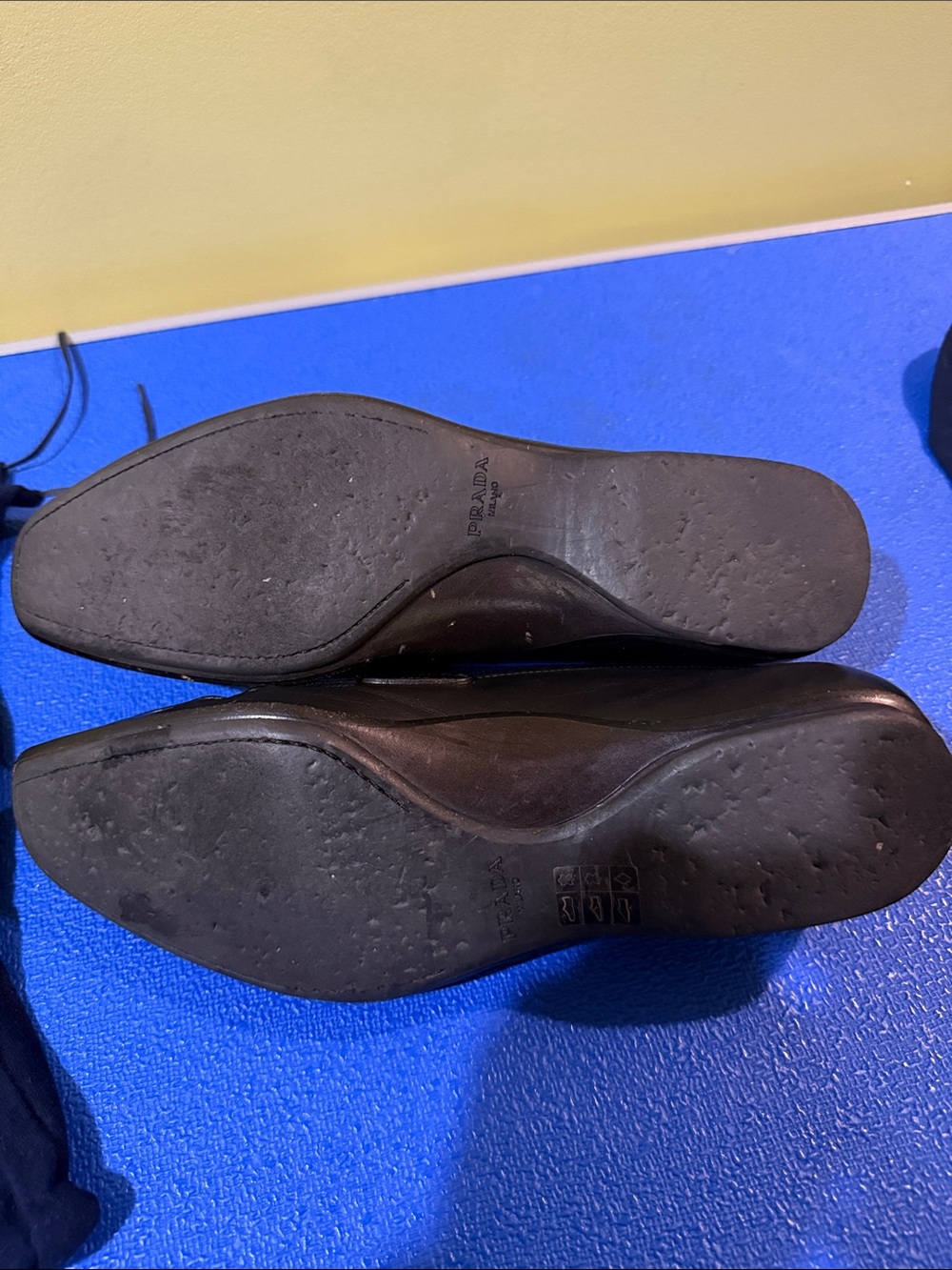 Prada Square Toe Penny Loafers - Picture 8 of 8